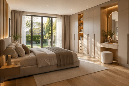 Modern Bedroom Designs in Harborne: Making Bedrooms Work Better, Not Just Look Better