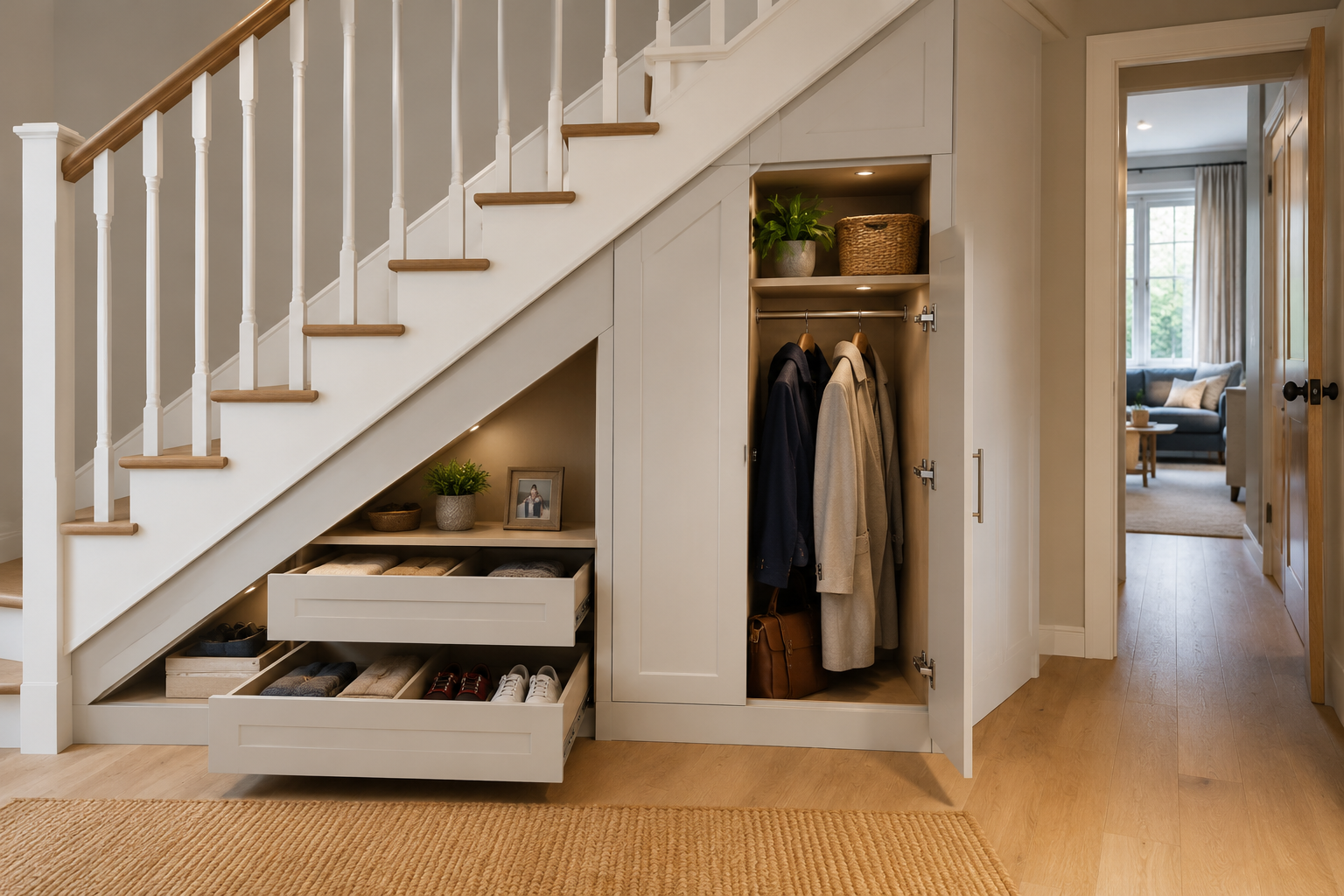 Under-Stair Storage Ideas